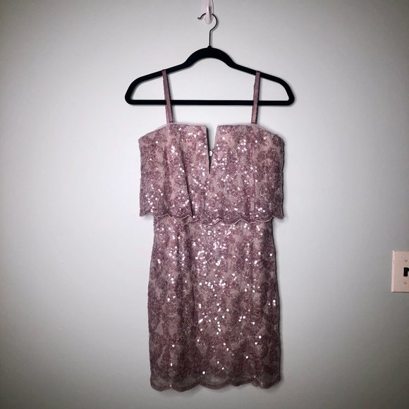 BCBGMaxAzria Dresses & Skirts - NWT BCBGMaxAzria Kate Dress in Lilac Mauve, Size 8